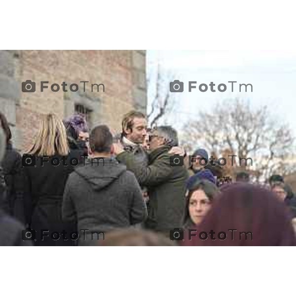 Tiziano Manzoni/LaPresse 5-1-2026 Bergamo, Italia Cronaca Verdello funerali di Alessia Daminelli