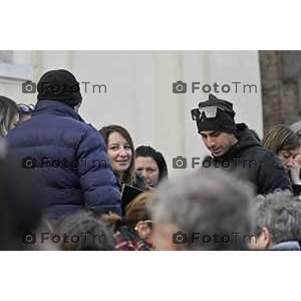 Tiziano Manzoni/LaPresse 5-1-2026 Bergamo, Italia Cronaca Verdello funerali di Alessia Daminelli