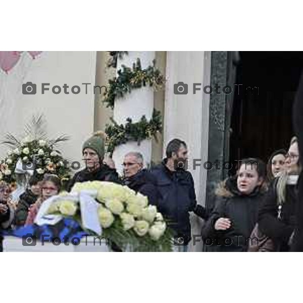 Tiziano Manzoni/LaPresse 5-1-2026 Bergamo, Italia Cronaca Verdello funerali di Alessia Daminelli