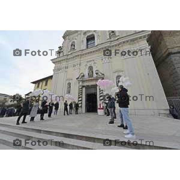 Tiziano Manzoni/LaPresse 5-1-2026 Bergamo, Italia Cronaca Verdello funerali di Alessia Daminelli