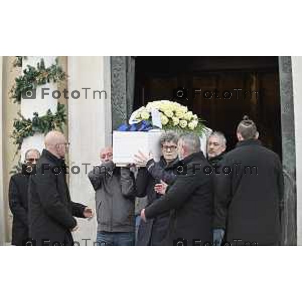Tiziano Manzoni/LaPresse 5-1-2026 Bergamo, Italia Cronaca Verdello funerali di Alessia Daminelli