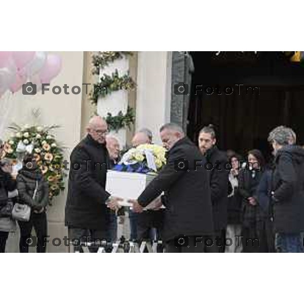 Tiziano Manzoni/LaPresse 5-1-2026 Bergamo, Italia Cronaca Verdello funerali di Alessia Daminelli