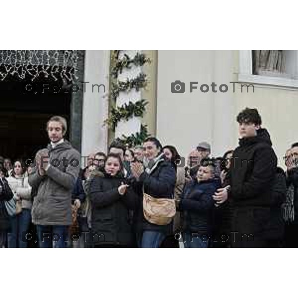 Tiziano Manzoni/LaPresse 5-1-2026 Bergamo, Italia Cronaca Verdello funerali di Alessia Daminelli