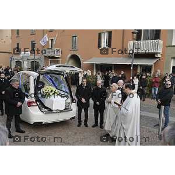 Tiziano Manzoni/LaPresse 5-1-2026 Bergamo, Italia Cronaca Verdello funerali di Alessia Daminelli