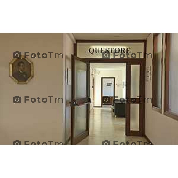 Tiziano Manzoni/LaPresse 12 -01- 2026 Italia Cronaca Bergamo uffici questura di Bergamo squadra Mobile investigativa corridoi polizia