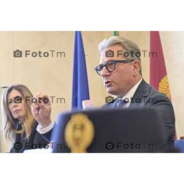 Tiziano Manzoni/LaPresse 12 -01- 2026 Italia Cronaca Bergamo Questore della Provincia di Bergamo dottor Vincenzo Nicolì negli uffici della Questura bergamasca.