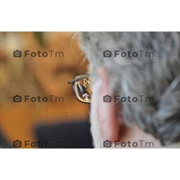 Tiziano Manzoni/LaPresse 12 -01- 2026 Italia Cronaca Bergamo Questore della Provincia di Bergamo dottor Vincenzo Nicolì negli uffici della Questura bergamasca.