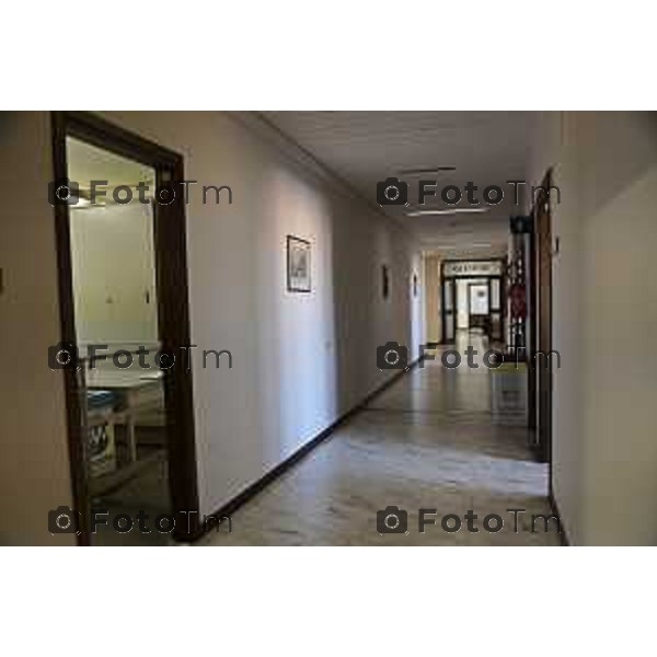 Tiziano Manzoni/LaPresse 12 -01- 2026 Italia Cronaca Bergamo uffici questura di Bergamo squadra Mobile investigativa corridoi polizia