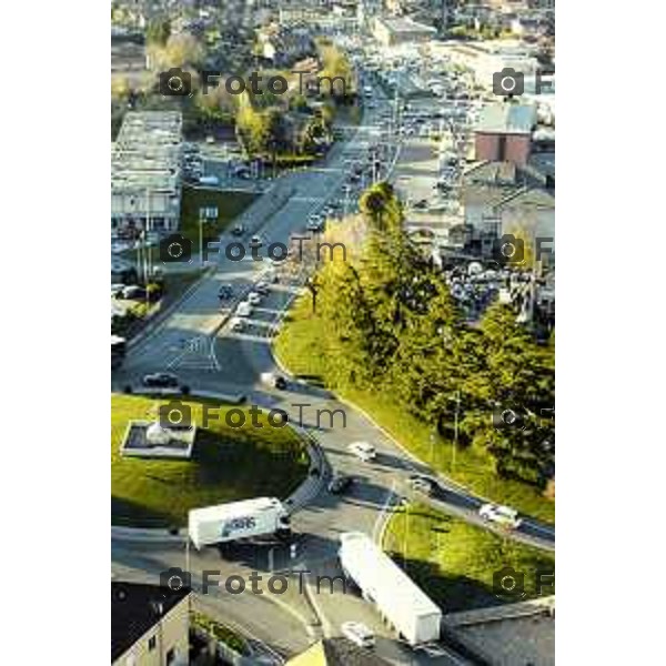 Tiziano Manzoni/LaPresse 14-01- 2026 Italia Cronaca Bergamo Valle Brembana Villa S\'Almè Dalmine e Sedrina traffico intenso