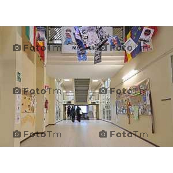 Tiziano Manzoni/LaPresse 16-01- 2026 Italia Cronaca Bergamo Liceo Mascheroni convegno sulla legalita e la giustizia con il procuratore capo Romanelli