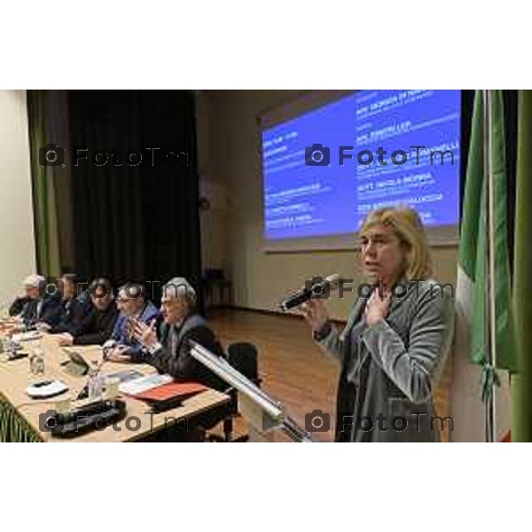 Tiziano Manzoni/LaPresse 16-01- 2026 Italia Cronaca Bergamo Liceo Mascheroni convegno sulla legalita e la giustizia con il procuratore capo Romanelli Avv Dinardo