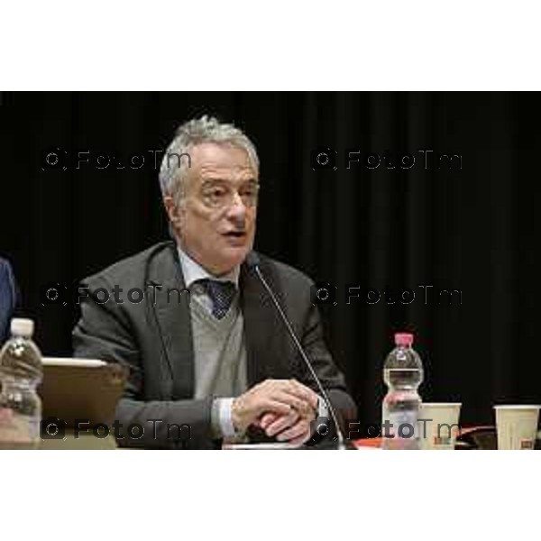 Tiziano Manzoni/LaPresse 16-01- 2026 Italia Cronaca Bergamo Liceo Mascheroni convegno sulla legalita e la giustizia con il procuratore capo Romanelli