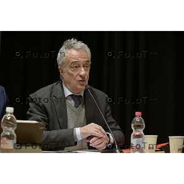 Tiziano Manzoni/LaPresse 16-01- 2026 Italia Cronaca Bergamo Liceo Mascheroni convegno sulla legalita e la giustizia con il procuratore capo Romanelli