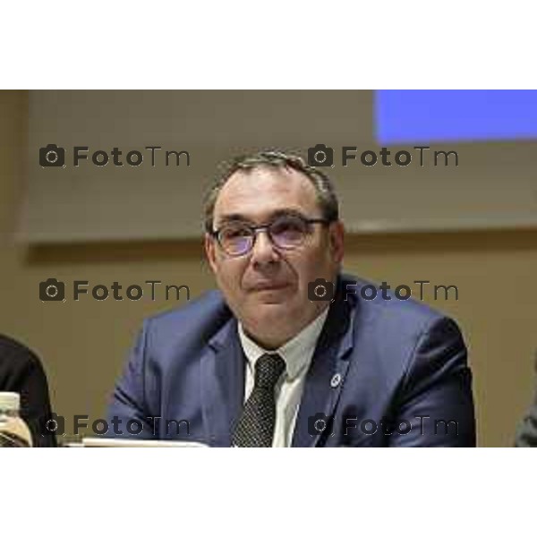 Tiziano Manzoni/LaPresse 16-01- 2026 Italia Cronaca Bergamo Liceo Mascheroni convegno sulla legalita e la giustizia con il procuratore capo Romanelli nella foto Paolo Botteon