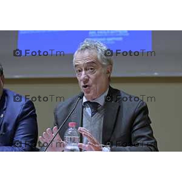 Tiziano Manzoni/LaPresse 16-01- 2026 Italia Cronaca Bergamo Liceo Mascheroni convegno sulla legalita e la giustizia con il procuratore capo Romanelli