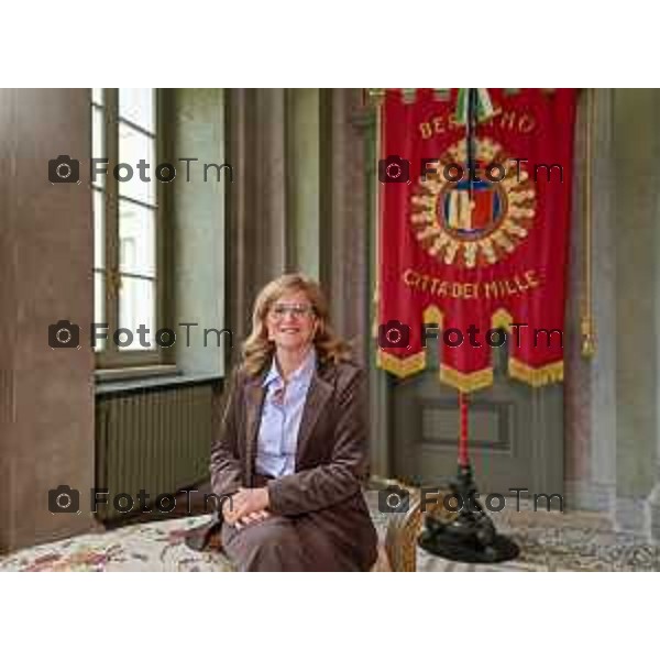 Tiziano Manzoni/LaPresse 19 -01- 2026 Italia Cronaca Bergamo Bergamo Elena Carnevali Sindaco di Bergamo intervista a 19 mesi di mandato