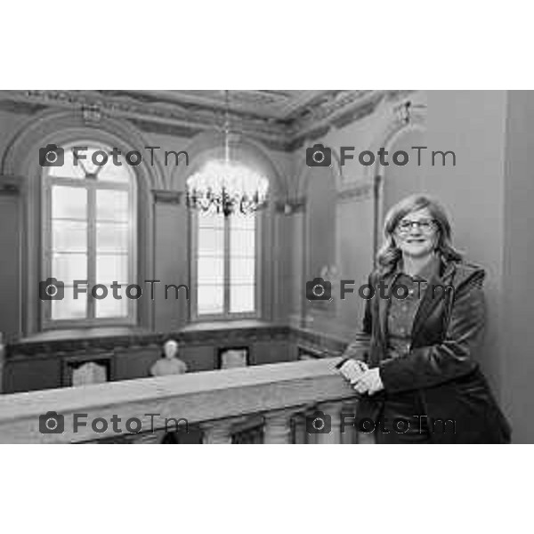 Tiziano Manzoni/LaPresse 19 -01- 2026 Italia Cronaca Bergamo Bergamo Elena Carnevali Sindaco di Bergamo intervista a 19 mesi di mandato