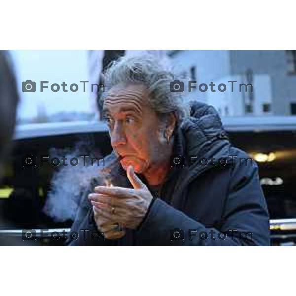 Tiziano Manzoni/LaPresse 4-01- 2026 Italia Cronaca Bergamo Bergamo Arrivo del Regista Paolo Sorrentino al Conca Verde con Daria D’Antonio è la prima donna ad avere vinto il David di Donatello