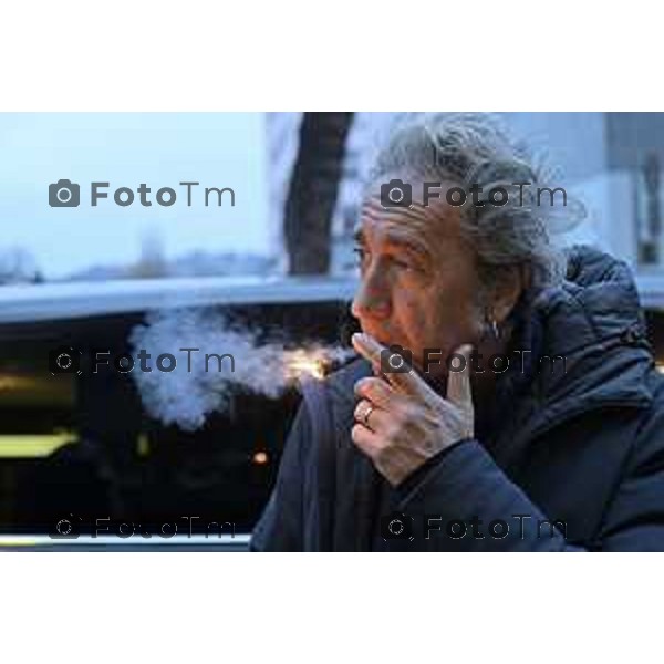 Tiziano Manzoni/LaPresse 4-01- 2026 Italia Cronaca Bergamo Bergamo Arrivo del Regista Paolo Sorrentino al Conca Verde con Daria D’Antonio è la prima donna ad avere vinto il David di Donatello