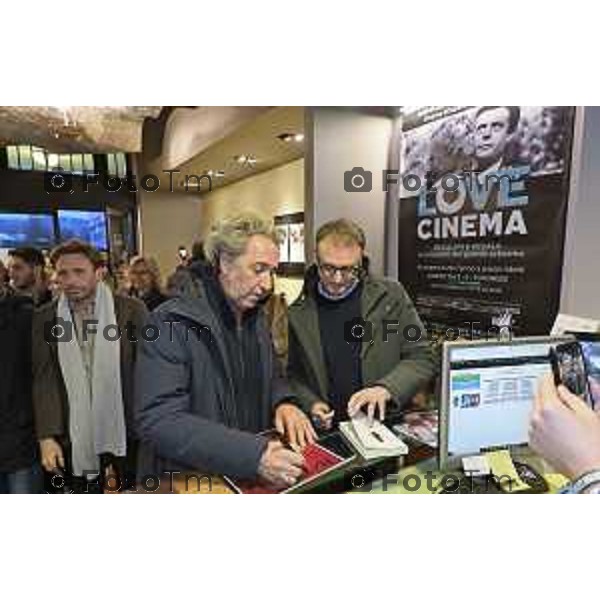 Tiziano Manzoni/LaPresse 4-01- 2026 Italia Cronaca Bergamo Bergamo Arrivo del Regista Paolo Sorrentino al Conca Verde con Daria D’Antonio è la prima donna ad avere vinto il David di Donatello