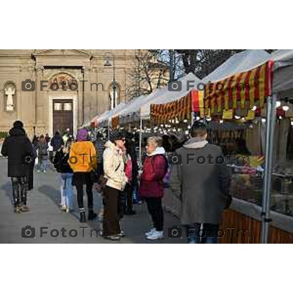 Tiziano Manzoni/LaPresse 22 -1- 2026 Italia Cronaca Bergamo al via la festa del cioccolato sul sentierone