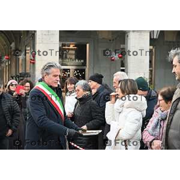Tiziano Manzoni/LaPresse 22 -1- 2026 Italia Cronaca Bergamo al via la festa del cioccolato sul sentierone