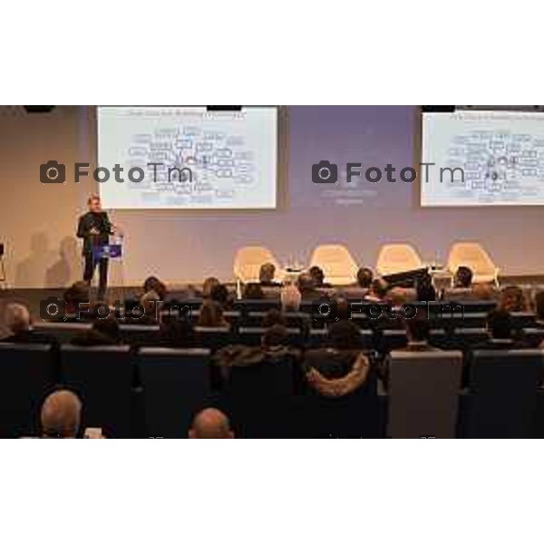 Tiziano Manzoni/LaPresse 23-01- 2026 Italia Cronaca BergamoBergamo inaugurazione del JOiiNT LAB 2.0 Robotica e Intelligenza Artificiale per l’Industria del Futuro. Confindustria Bergamo, Kilometro Rosso e Università degli Studi di Bergamo.