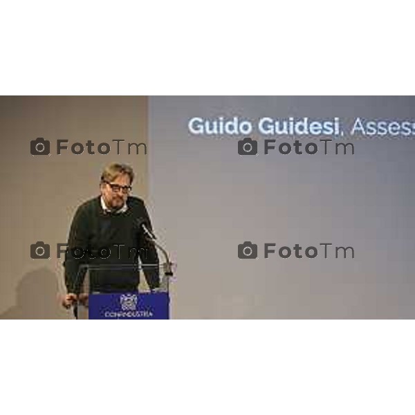 Tiziano Manzoni/LaPresse 23-01- 2026 Italia Cronaca BergamoBergamo inaugurazione del JOiiNT LAB 2.0 Robotica e Intelligenza Artificiale per l’Industria del Futuro. Confindustria Bergamo, Kilometro Rosso e Università degli Studi di Bergamo.