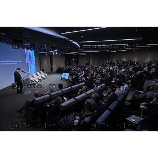 Tiziano Manzoni/LaPresse 23-01- 2026 Italia Cronaca BergamoBergamo inaugurazione del JOiiNT LAB 2.0 Robotica e Intelligenza Artificiale per l’Industria del Futuro. Confindustria Bergamo, Kilometro Rosso e Università degli Studi di Bergamo.