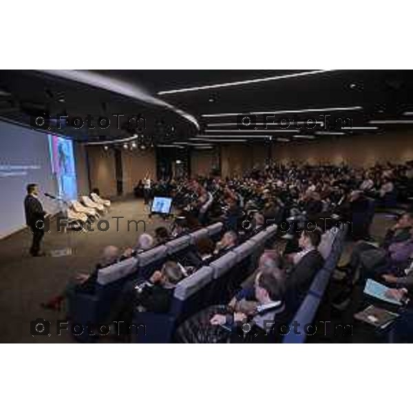 Tiziano Manzoni/LaPresse 23-01- 2026 Italia Cronaca BergamoBergamo inaugurazione del JOiiNT LAB 2.0 Robotica e Intelligenza Artificiale per l’Industria del Futuro. Confindustria Bergamo, Kilometro Rosso e Università degli Studi di Bergamo.