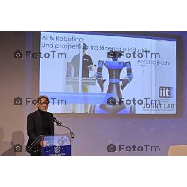 Tiziano Manzoni/LaPresse 23-01- 2026 Italia Cronaca BergamoBergamo inaugurazione del JOiiNT LAB 2.0 Robotica e Intelligenza Artificiale per l’Industria del Futuro. Confindustria Bergamo, Kilometro Rosso e Università degli Studi di Bergamo.