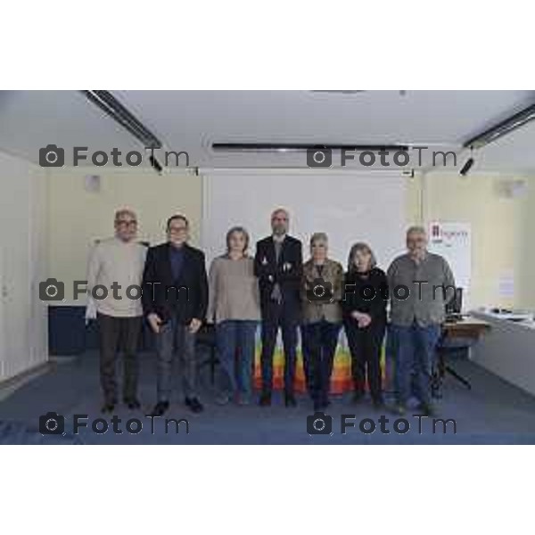 Tiziano Manzoni/LaPresse 22-01- 2026 Italia CronacaBergamo costituzione Comitato per il No al referendum costituzionale sulla Magistratura. Il Comitato bergaasco aderisce al Comitato nazionale della società civile Fatton Melchion Auser elena ferrari Toscano Filippo Ferrari