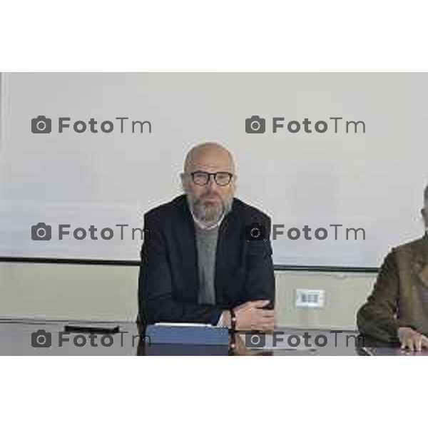 Tiziano Manzoni/LaPresse 22-01- 2026 Italia CronacaBergamo costituzione Comitato per il No al referendum costituzionale sulla Magistratura. Il Comitato bergaasco aderisce al Comitato nazionale della società civile nella foto Marco Toscano, segretario generale CGIL Bergamo