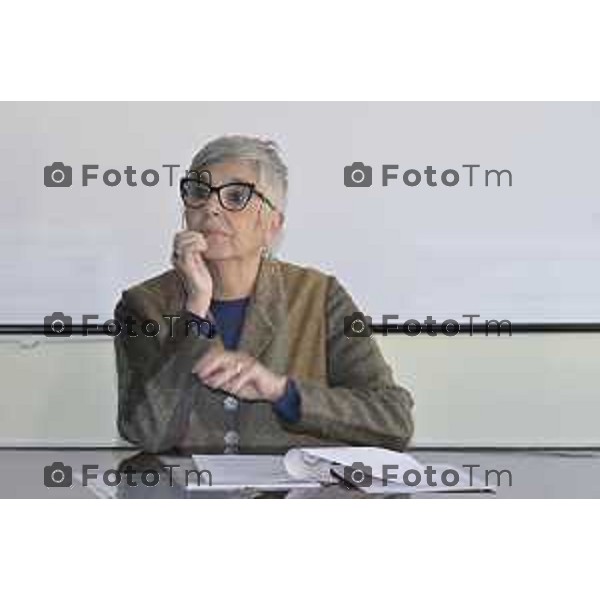 Tiziano Manzoni/LaPresse 22-01- 2026 Italia CronacaBergamo costituzione Comitato per il No al referendum costituzionale sulla Magistratura. Il Comitato bergaasco aderisce al Comitato nazionale della società civile nella foto Marco Toscano, segretario generale CGIL Bergamo e Barbara Pezzini, costituzionalista e membro del comitato –. Frammenta