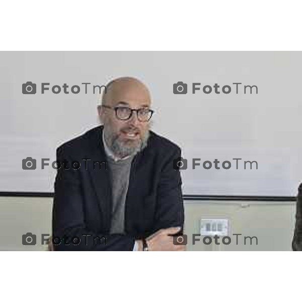 Tiziano Manzoni/LaPresse 22-01- 2026 Italia CronacaBergamo costituzione Comitato per il No al referendum costituzionale sulla Magistratura. Il Comitato bergaasco aderisce al Comitato nazionale della società civile nella foto Marco Toscano, segretario generale CGIL Bergamo