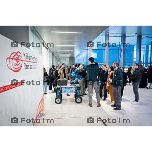 Tiziano Manzoni/LaPresse 23-01- 2026 Italia Cronaca BergamoBergamo inaugurazione del JOiiNT LAB 2.0 Robotica e Intelligenza Artificiale per l’Industria del Futuro. Confindustria Bergamo, Kilometro Rosso e Università degli Studi di Bergamo.