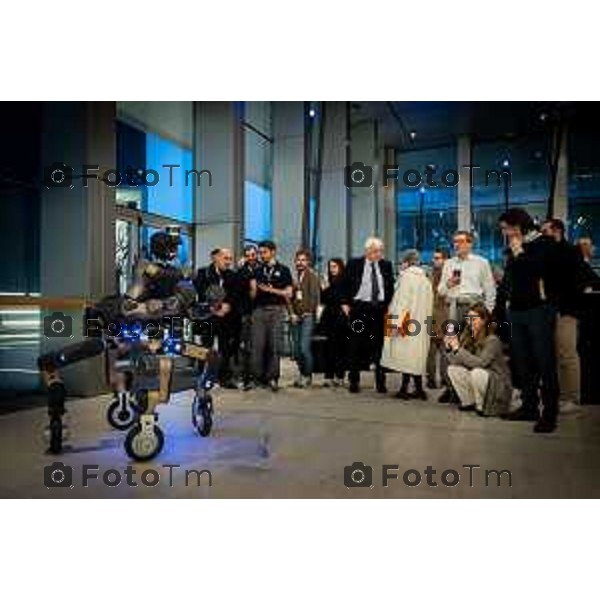 Tiziano Manzoni/LaPresse 23-01- 2026 Italia Cronaca BergamoBergamo inaugurazione del JOiiNT LAB 2.0 Robotica e Intelligenza Artificiale per l’Industria del Futuro. Confindustria Bergamo, Kilometro Rosso e Università degli Studi di Bergamo.