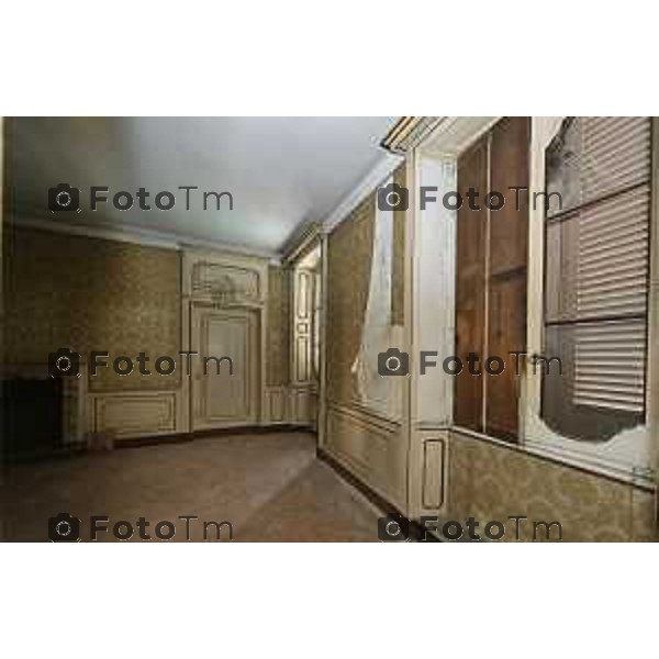 Tiziano Manzoni/LaPresse 30-01- 2026 Italia CronacaBergamo L\'ex asilo Principe di Napoli, storico edificio del XV-XVII riqualificazione n un centro culturale e artistico stenze che affacciano su Via pignolo 11