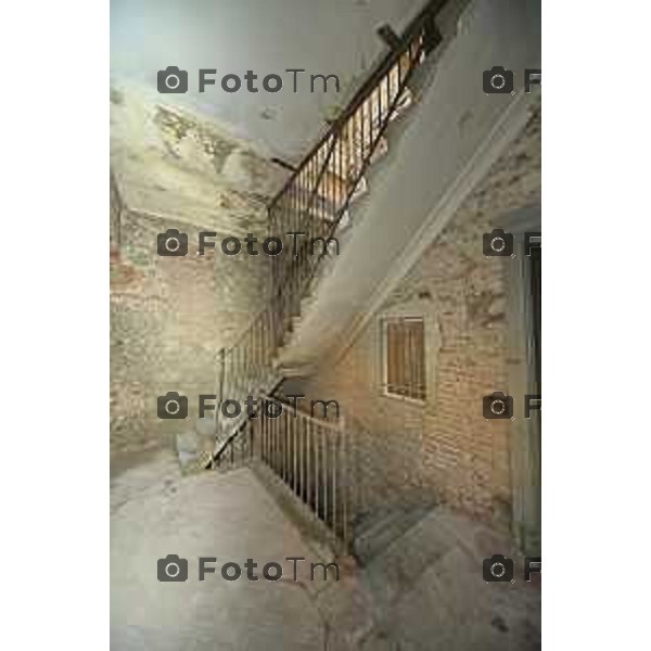 Tiziano Manzoni/LaPresse 30-01- 2026 Italia CronacaBergamo L\'ex asilo Principe di Napoli, storico edificio del XV-XVII riqualificazione n un centro culturale e artistico LAVORI INTERNI AL CANTIERE