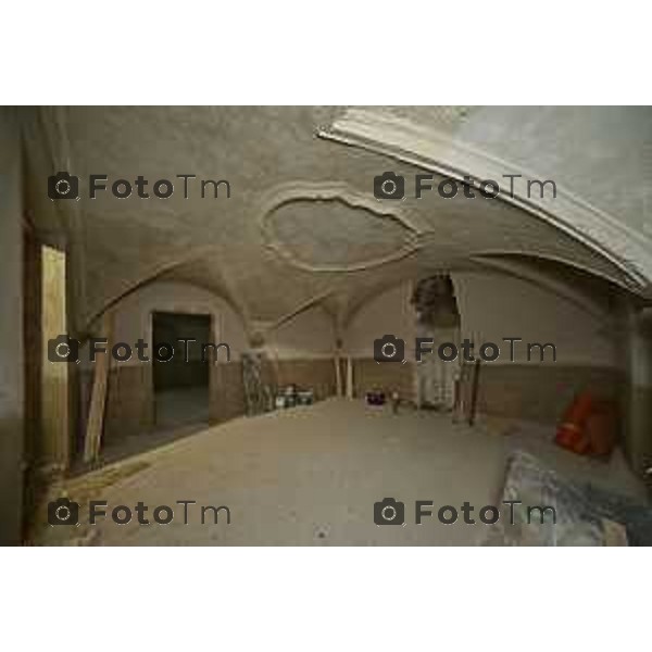 Tiziano Manzoni/LaPresse 30-01- 2026 Italia CronacaBergamo L\'ex asilo Principe di Napoli, storico edificio del XV-XVII riqualificazione n un centro culturale e artistico Sale Ristorante