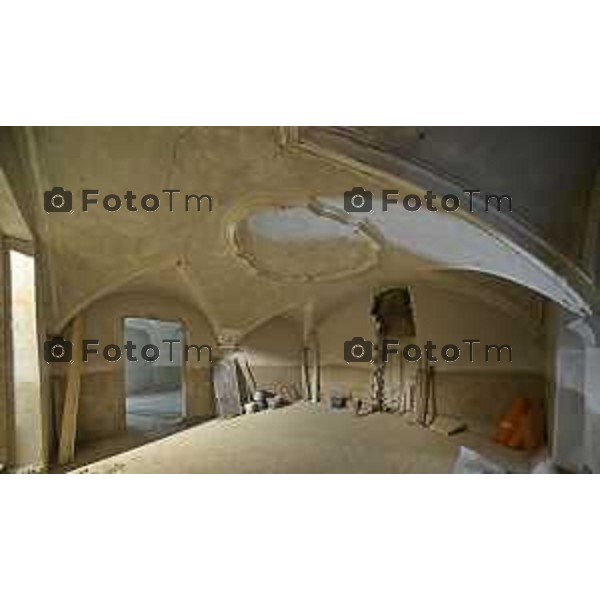 Tiziano Manzoni/LaPresse 30-01- 2026 Italia CronacaBergamo L\'ex asilo Principe di Napoli, storico edificio del XV-XVII riqualificazione n un centro culturale e artistico Sale Ristorante