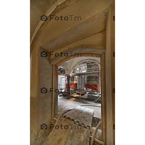 Tiziano Manzoni/LaPresse 30-01- 2026 Italia CronacaBergamo L\'ex asilo Principe di Napoli, storico edificio del XV-XVII riqualificazione n un centro culturale e artistico Sale Ristorante