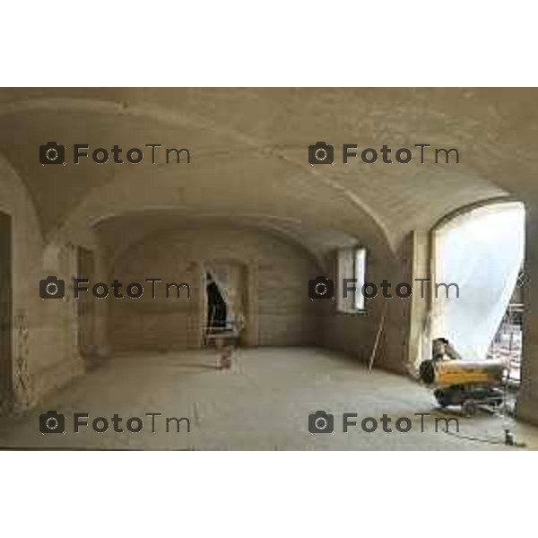 Tiziano Manzoni/LaPresse 30-01- 2026 Italia CronacaBergamo L\'ex asilo Principe di Napoli, storico edificio del XV-XVII riqualificazione n un centro culturale e artistico Sale Ristorante