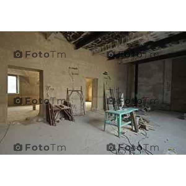 Tiziano Manzoni/LaPresse 30-01- 2026 Italia CronacaBergamo L\'ex asilo Principe di Napoli, storico edificio del XV-XVII riqualificazione n un centro culturale e artistico Sale Ristorante