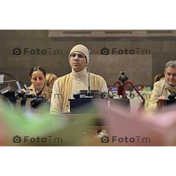 Tiziano Manzoni/Lapresse 5-2-2026 comune di Bergamo l’incontro tra la sindaca Elena Carnevali e le comunità religiose presenti sul territorio bergamasco.