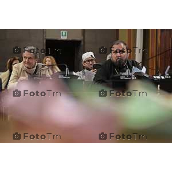 Tiziano Manzoni/Lapresse 5-2-2026 comune di Bergamo l’incontro tra la sindaca Elena Carnevali e le comunità religiose presenti sul territorio bergamasco.