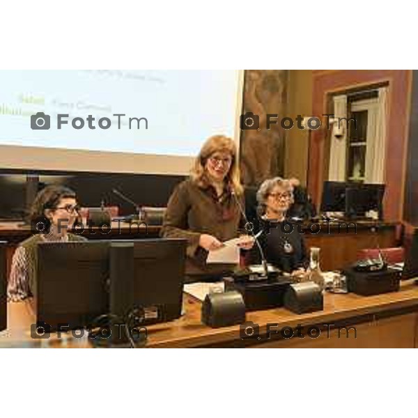 Tiziano Manzoni/Lapresse 5-2-2026 comune di Bergamo l’incontro tra la sindaca Elena Carnevali e le comunità religiose presenti sul territorio bergamasco.