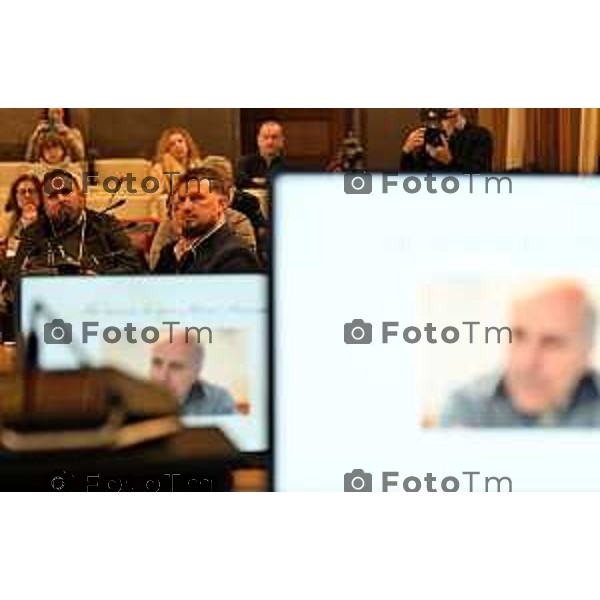 Tiziano Manzoni/Lapresse 5-2-2026 comune di Bergamo l’incontro tra la sindaca Elena Carnevali e le comunità religiose presenti sul territorio bergamasco.