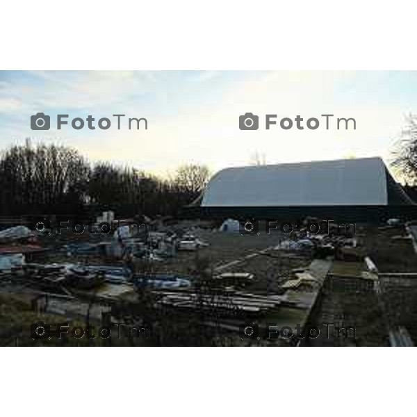 Tiziano Manzoni/Lapresse 5-2-2026 Bergamo tenni loreto il cantiere fermo