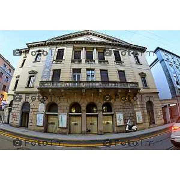 Tiziano Manzoni/LaPresse 6-02- 2026 Italia Cronaca Bergamo ex teatro nuovo dismesso in largo Belo